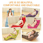 Ghế Sofa Tatami Lười C1 Gấp Đơn Ghế Thư Giãn Sáng Tạo Cửa Sổ Bay, Kích thước: 205x56x20cm, 205x56x20cm (Đỏ), 205x56x20cm (Tím), 205x56x20cm (Xanh Hồ), 205x56x20cm (Kaki), 205x56x20cm (Xanh Lá), 205x56x20cm (Cà Phê Đậm)
