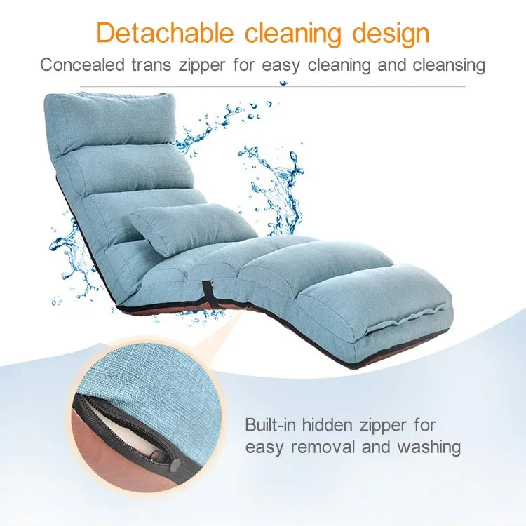 Ghế Sofa Tatami Lười C1 Gấp Đơn Ghế Thư Giãn Sáng Tạo Cửa Sổ Bay, Kích thước: 205x56x20cm, 205x56x20cm (Đỏ), 205x56x20cm (Tím), 205x56x20cm (Xanh Hồ), 205x56x20cm (Kaki), 205x56x20cm (Xanh Lá), 205x56x20cm (Cà Phê Đậm)