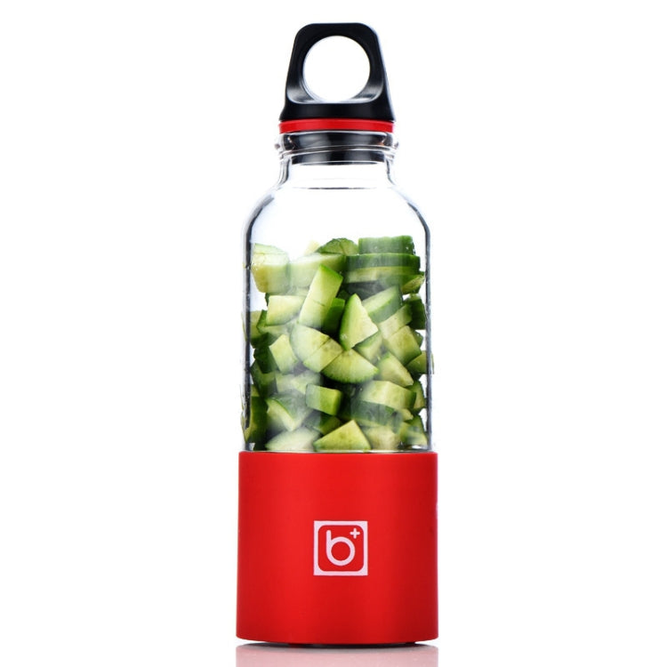 Máy ép trái cây mini cầm tay Bingo 500ml sạc USB, máy xay ép trái cây điện, 22000 vòng/phút, đầu lưỡi dao 2 cánh màu hồng, xanh lá, xanh dương, tím, đỏ