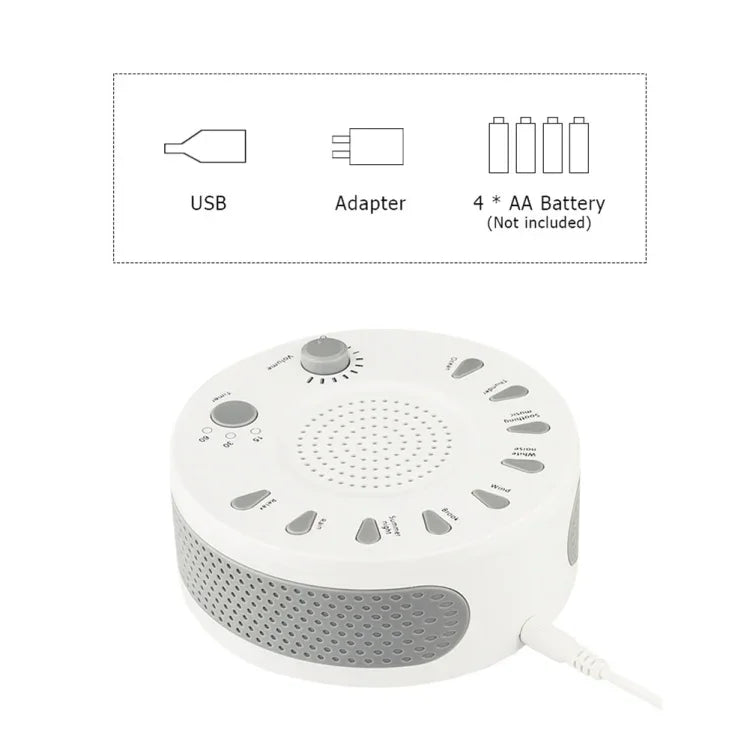 Máy tạo tiếng ồn trắng hỗ trợ giấc ngủ cải thiện giấc ngủ với chín bản nhạc hẹn giờ, UNM-GH-006