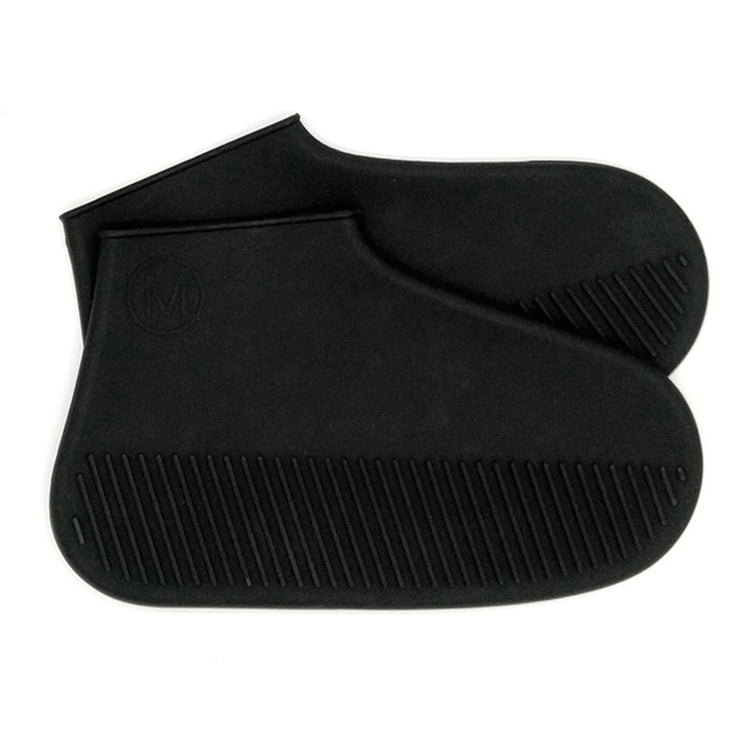Bao giày đi mưa ngoài trời bằng silicone chống trượt, chống thấm nước, Size: S (25-33), Size: S