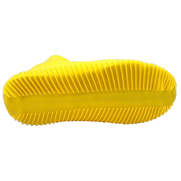 Bao giày đi mưa ngoài trời bằng silicone chống trượt, chống thấm nước, Size: S (25-33), Size: S