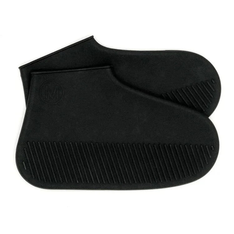 Bao giày đi mưa ngoài trời bằng silicone chống trượt, chống thấm nước, Size: L (40-45), Size: L
