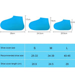 Bao giày đi mưa ngoài trời bằng silicone chống trượt, chống thấm nước, Size: L (40-45), Size: L