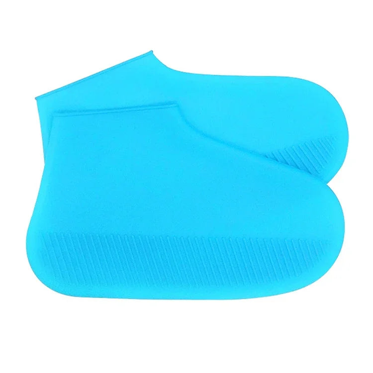 Bao giày đi mưa ngoài trời bằng silicone chống trượt, chống thấm nước, Size: L (40-45), Size: L