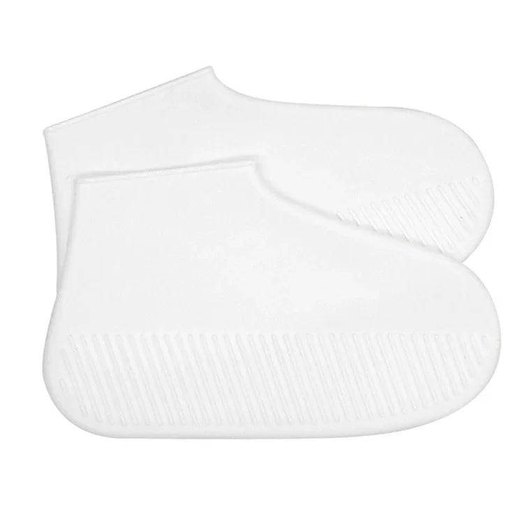 Bao giày đi mưa ngoài trời bằng silicone chống trượt, chống thấm nước, Size: L (40-45), Size: L