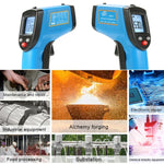 Nhiệt kế hồng ngoại kỹ thuật số cầm tay BENETECH GM531 dùng trong nấu ăn, Phạm vi đo: -50~530 C, GM531