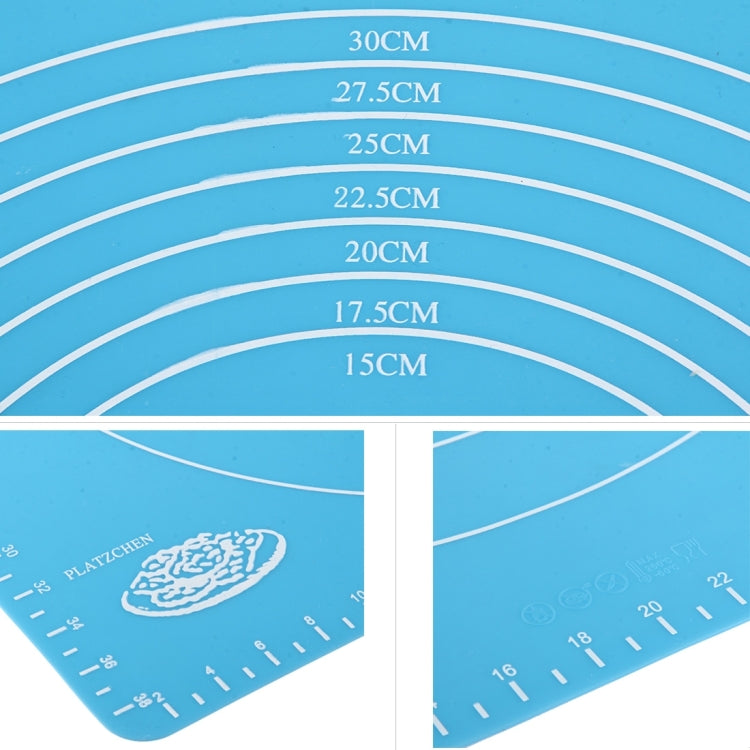 2 miếng đệm nhào bột silicone đa năng cần thiết cho nướng bánh / đệm bột / đệm cách nhiệt, giao màu ngẫu nhiên