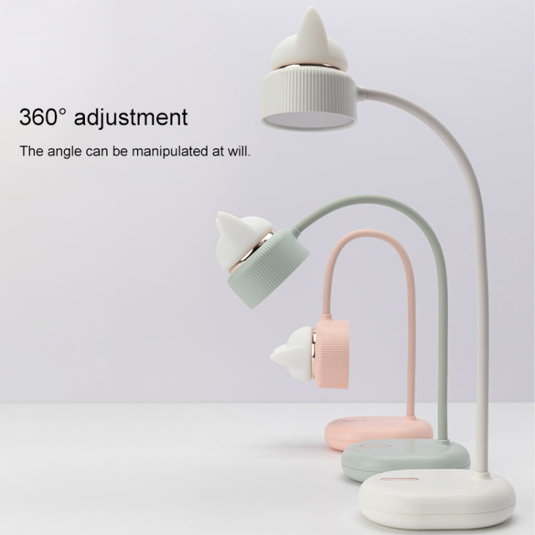 Đèn bàn LED hình mèo thiết kế nguồn sáng đôi, hỗ trợ điều chỉnh 3 mức độ sáng