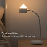 Đèn bàn LED hình mèo thiết kế nguồn sáng đôi, hỗ trợ điều chỉnh 3 mức độ sáng