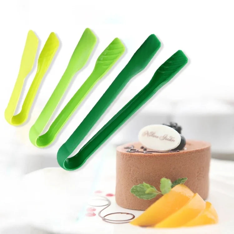 2 bộ kẹp thực phẩm đa năng chịu nhiệt cao / kẹp bánh mì ba món, giao màu ngẫu nhiên
