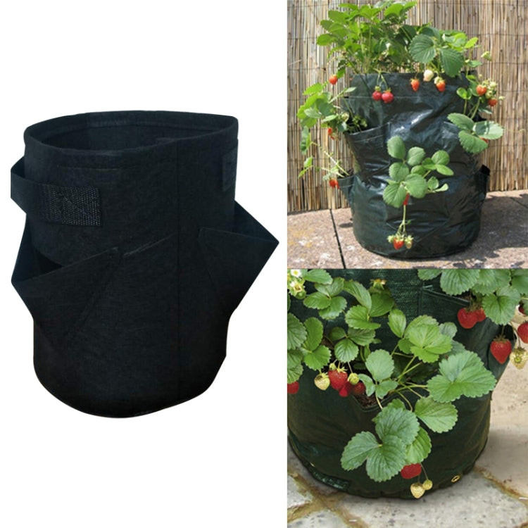 Túi trồng dâu tây 6 ngăn 26L / 7 gallon bằng vải không dệt, kích thước: 30X35cm