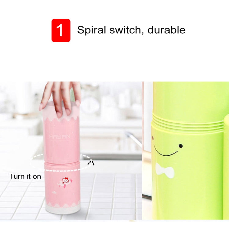 Bộ dụng cụ du lịch 5 trong 1 sáng tạo gồm cốc súc miệng, chai dầu gội, lược, gương trang điểm, bộ rửa tiêu chuẩn, 5 trong 1