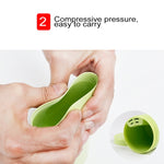 Bộ dụng cụ du lịch 5 trong 1 sáng tạo gồm cốc súc miệng, chai dầu gội, lược, gương trang điểm, bộ rửa tiêu chuẩn, 5 trong 1