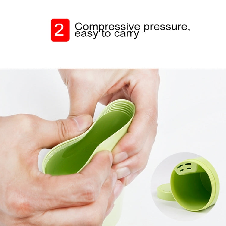 Bộ dụng cụ du lịch 5 trong 1 sáng tạo gồm cốc súc miệng, chai dầu gội, lược, gương trang điểm, bộ rửa tiêu chuẩn, 5 trong 1