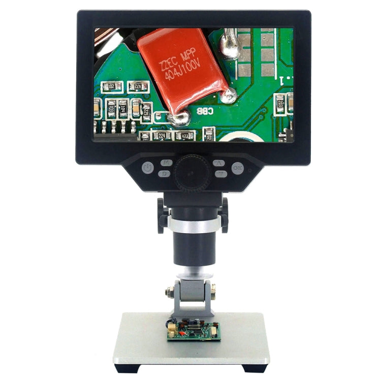 G1200 Kính hiển vi kỹ thuật số để bàn di động màn hình LCD 7 inch 1200X, phích cắm AU, pin lithium phích cắm AU, pin lithium phích cắm EU, pin lithium phích cắm UK, pin lithium phích cắm US