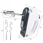 KN007364 Máy đánh trứng điện cầm tay điều chỉnh 7 tốc độ 100W cho gia đình, phích cắm EU, KN007364