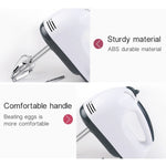 KN007364 Máy đánh trứng điện cầm tay điều chỉnh 7 tốc độ 100W cho gia đình, phích cắm EU, KN007364