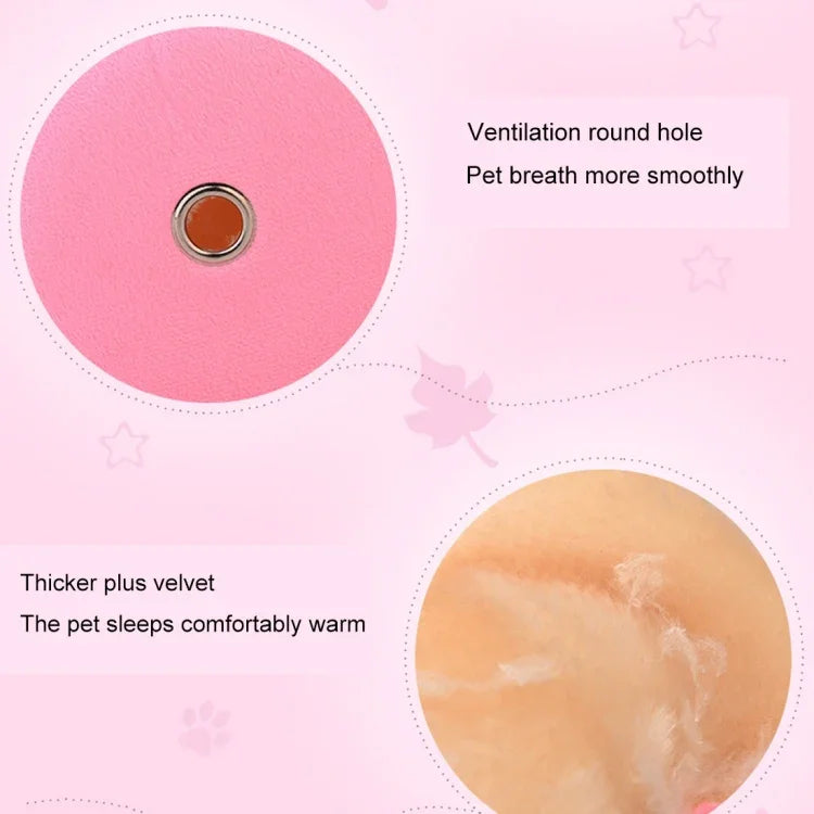Nhà Thú Cưng Hình Trụ Vải Flannel Ấm Áp Võng Treo Chuột Hamster Tổ Thú Nhỏ, S, Kích Thước:10*9*9cm, Kích Thước:10*9*9cm