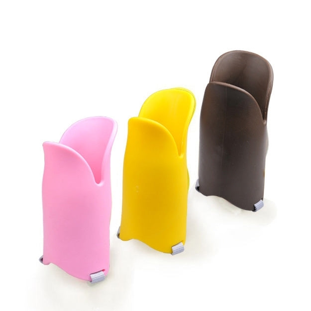 Rọ mõm silicon hình miệng vịt dễ thương cho chó cưng, Kích thước: M, M màu vàng, M màu cà phê, M màu hồng