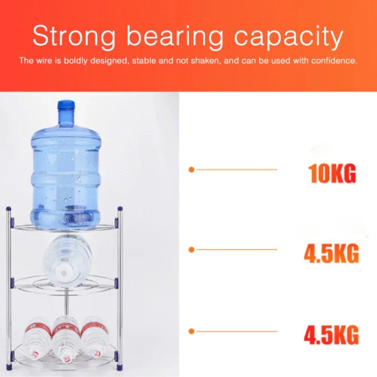 Giá để nồi nhà bếp đa chức năng, 2 tầng, để chảo, nồi súp, bằng thép không gỉ, 2 tầng
