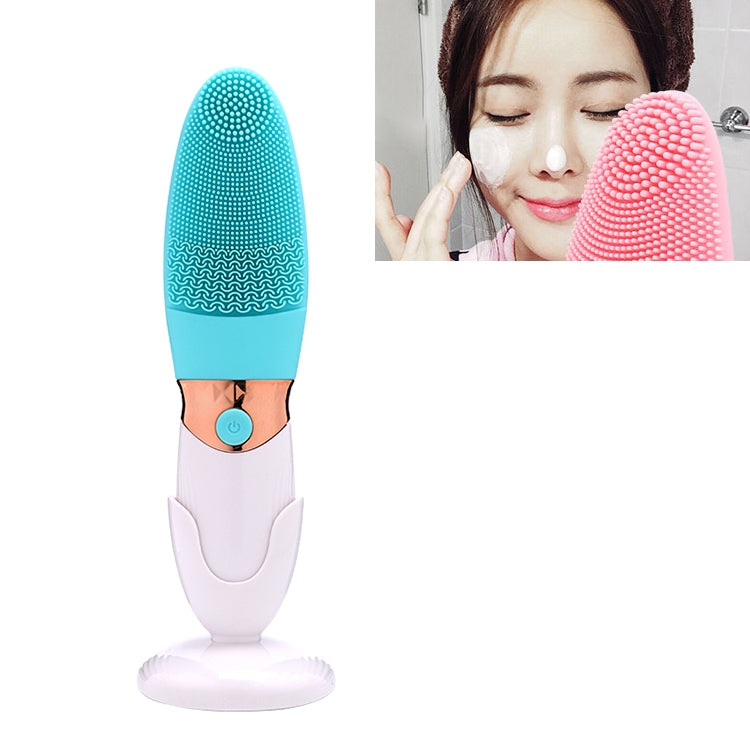 Máy Rửa Mặt Sóng Âm Silicon Dùng Pin CNaier AE-618 Chăm Sóc Da Mặt Điện, AE-618 (Màu Cam), AE-618 (Màu Hồng), AE-618 (Màu Xanh Lá), AE-618 (Màu Xanh Dương)