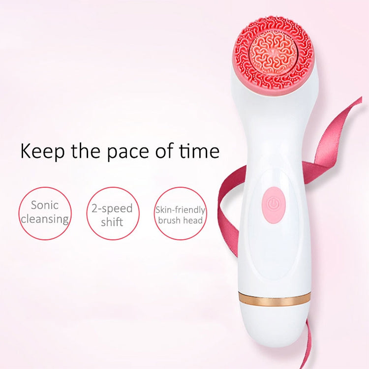 Máy rửa mặt điện rung siêu âm silicone chạy pin CNaier AE-868, AE-868 (Màu hồng), AE-868 (Màu xanh)