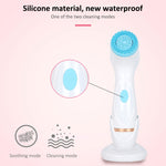 Máy rửa mặt điện rung siêu âm silicone chạy pin CNaier AE-868, AE-868 (Màu hồng), AE-868 (Màu xanh)
