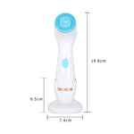 Máy rửa mặt điện rung siêu âm silicone chạy pin CNaier AE-868, AE-868 (Màu hồng), AE-868 (Màu xanh)