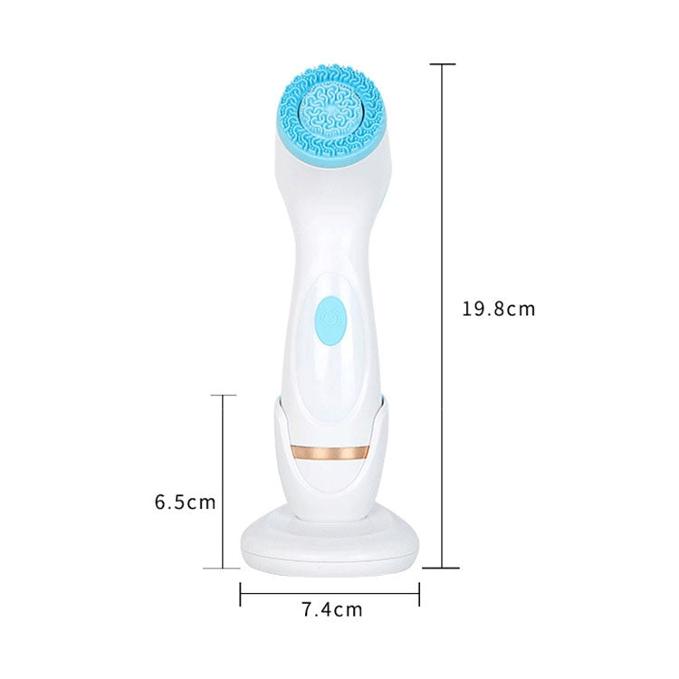 Máy rửa mặt điện rung siêu âm silicone chạy pin CNaier AE-868, AE-868 (Màu hồng), AE-868 (Màu xanh)