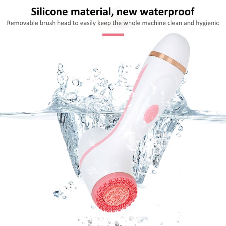 Máy rửa mặt điện rung siêu âm silicone chạy pin CNaier AE-868, AE-868 (Màu hồng), AE-868 (Màu xanh)