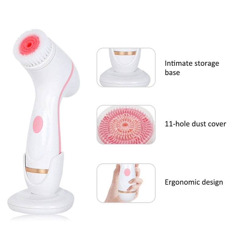 Máy rửa mặt điện rung siêu âm silicone chạy pin CNaier AE-868, AE-868 (Màu hồng), AE-868 (Màu xanh)