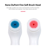 Máy rửa mặt điện rung siêu âm silicone chạy pin CNaier AE-868, AE-868 (Màu hồng), AE-868 (Màu xanh)