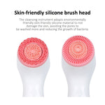 Máy rửa mặt điện rung siêu âm silicone chạy pin CNaier AE-868, AE-868 (Màu hồng), AE-868 (Màu xanh)