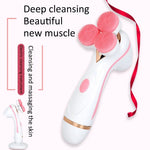 Máy rửa mặt chăm sóc da silicone sạc USB CNaier AE-878, AE-878 (hồng), AE-878 (xanh dương)