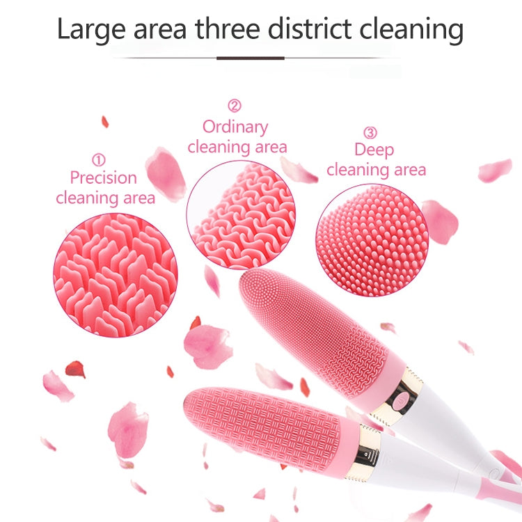 Bàn chải massage điện silicone chống thấm nước rung gia đình CNaier AE-8381