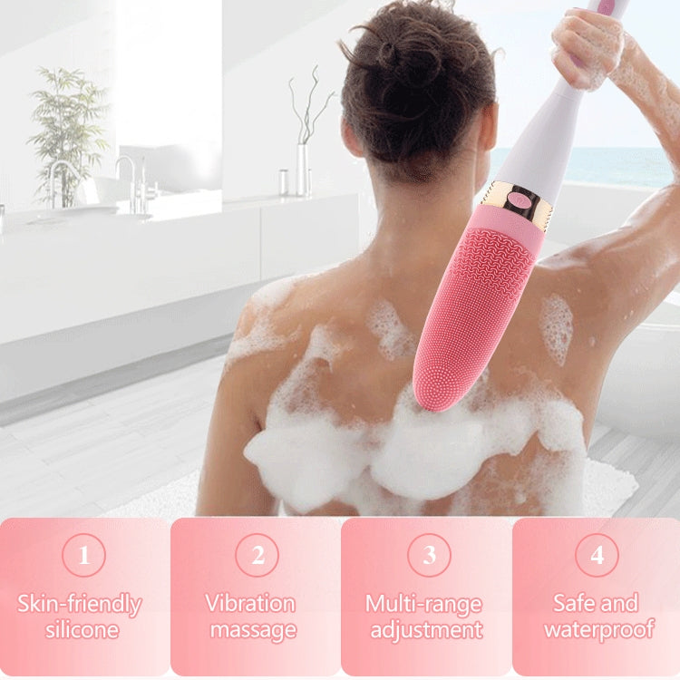 Bàn chải massage điện silicone chống thấm nước rung gia đình CNaier AE-8381
