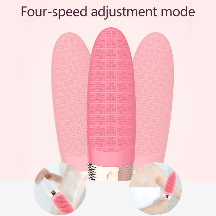 Bàn chải massage điện silicone chống thấm nước rung gia đình CNaier AE-8381