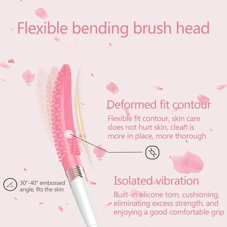 Bàn chải massage điện silicone chống thấm nước rung gia đình CNaier AE-8381