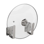 Giá treo nắp nồi bếp gắn tường bằng thép không gỉ 304, giá đỡ nắp nồi