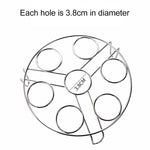 Steamer Rack Basket Egg Vegetable Steaming Trivet for Instant Pot Pressure Cooker, Diameter: 17.5cm, Height: 5.5cm, Diameter: 17.5cm, Height: 5.5cm