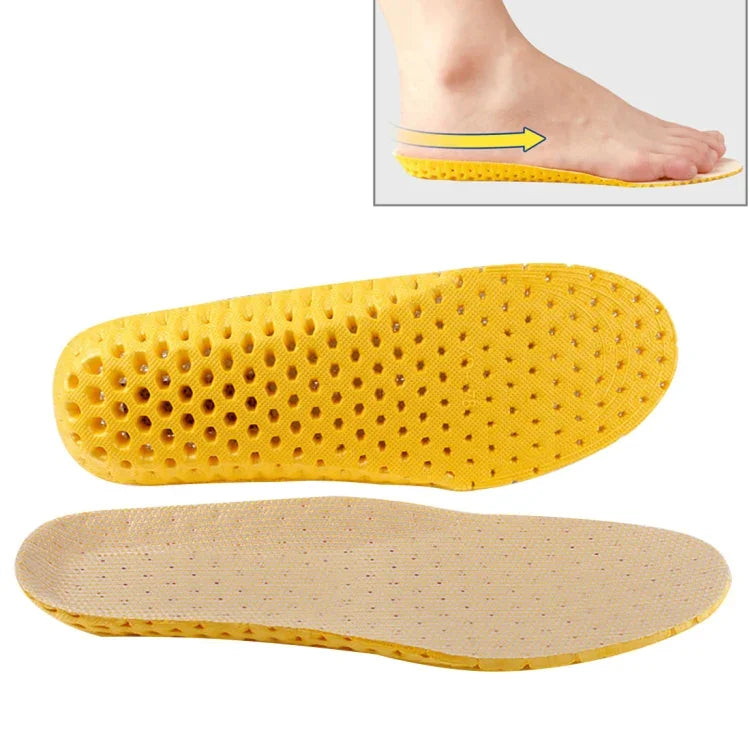 1 đôi đế lót thể thao thấm mồ hôi dày, mềm, thoáng khí, giảm sốc cho nam/nữ, Kích thước: L(41-46 yards), Kích thước: L(41-46 yards)