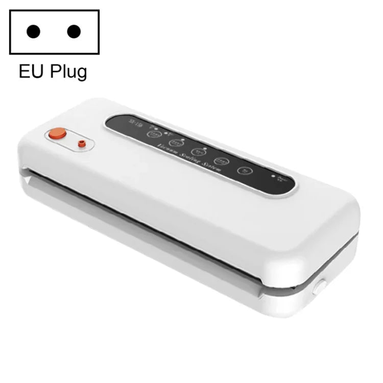 Máy hút chân không đóng gói thực phẩm gia dụng và thương mại, máy hàn miệng túi, phích cắm EU, màu đen, màu trắng