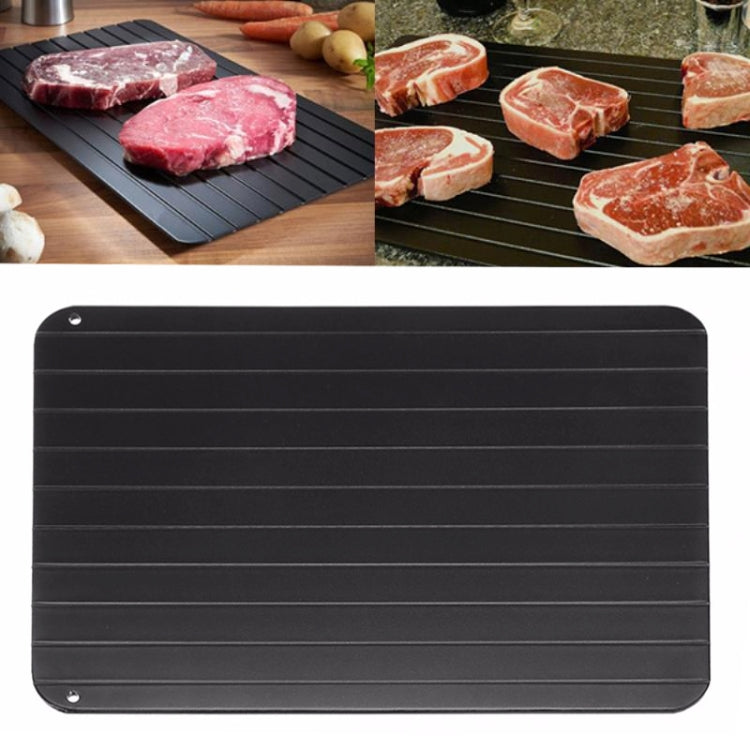 Khay rã đông nhanh dụng cụ nhà bếp, đĩa rã đông thực phẩm đông lạnh không dùng điện, kích thước: 11.6 x 8 inch, dày 3mm
