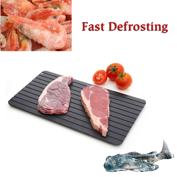 Khay rã đông nhanh dụng cụ nhà bếp, đĩa rã đông thực phẩm đông lạnh không dùng điện, kích thước: 11.6 x 8 inch, dày 3mm
