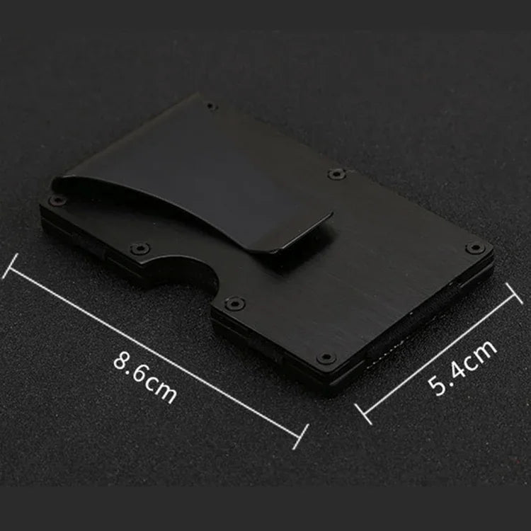 Ví mỏng kẹp tiền, đựng thẻ tín dụng, màu ngẫu nhiên, X-11