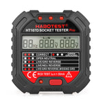 Máy kiểm tra ổ cắm hiển thị kỹ thuật số đa chức năng HABOTEST HT107D, HT107D (phích cắm Mỹ), HT107D (phích cắm Anh), HT107D (phích cắm EU)