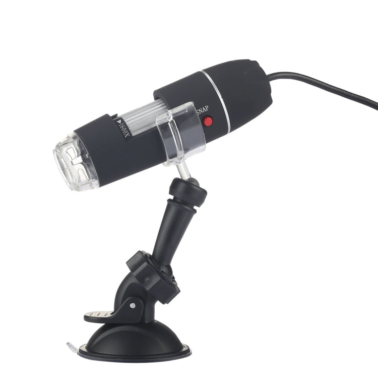 Kính hiển vi kỹ thuật số USB 2 trong 1 HD phóng đại 1600X cảm biến hình ảnh 0.3MP với 8 đèn LED & chân đế chuyên nghiệp, 1600X