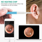 i95 3 trong 1 USB nội soi tai HD Camera 0.3MP, Muỗng tai quan sát cho điện thoại Android OTG & PC & MacBook, Dây dài 1.75m, 3 trong 1 Màu trắng 0.3MP