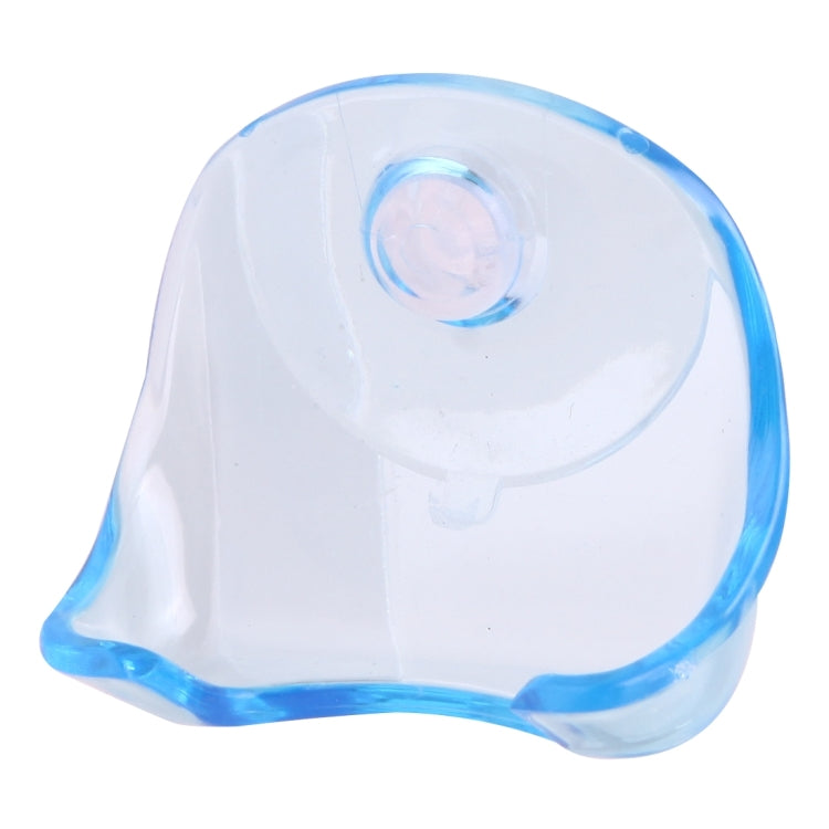 Giá đỡ dao cạo râu phòng tắm bằng cốc hút, giá treo dao cạo, móc treo tường, màu xanh trong suốt, giá đỡ dao cạo râu